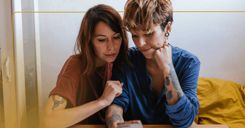 woman talking with a trusted friend and sharing her feelings as an alternative to self-harm