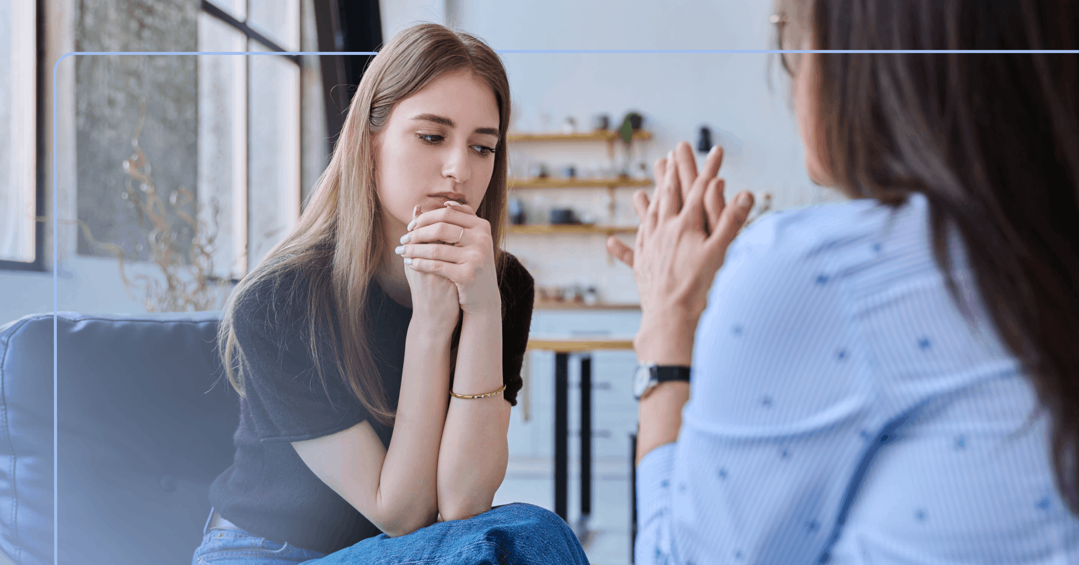 teen girl meeting with a psychiatrist who specializes in treating teens