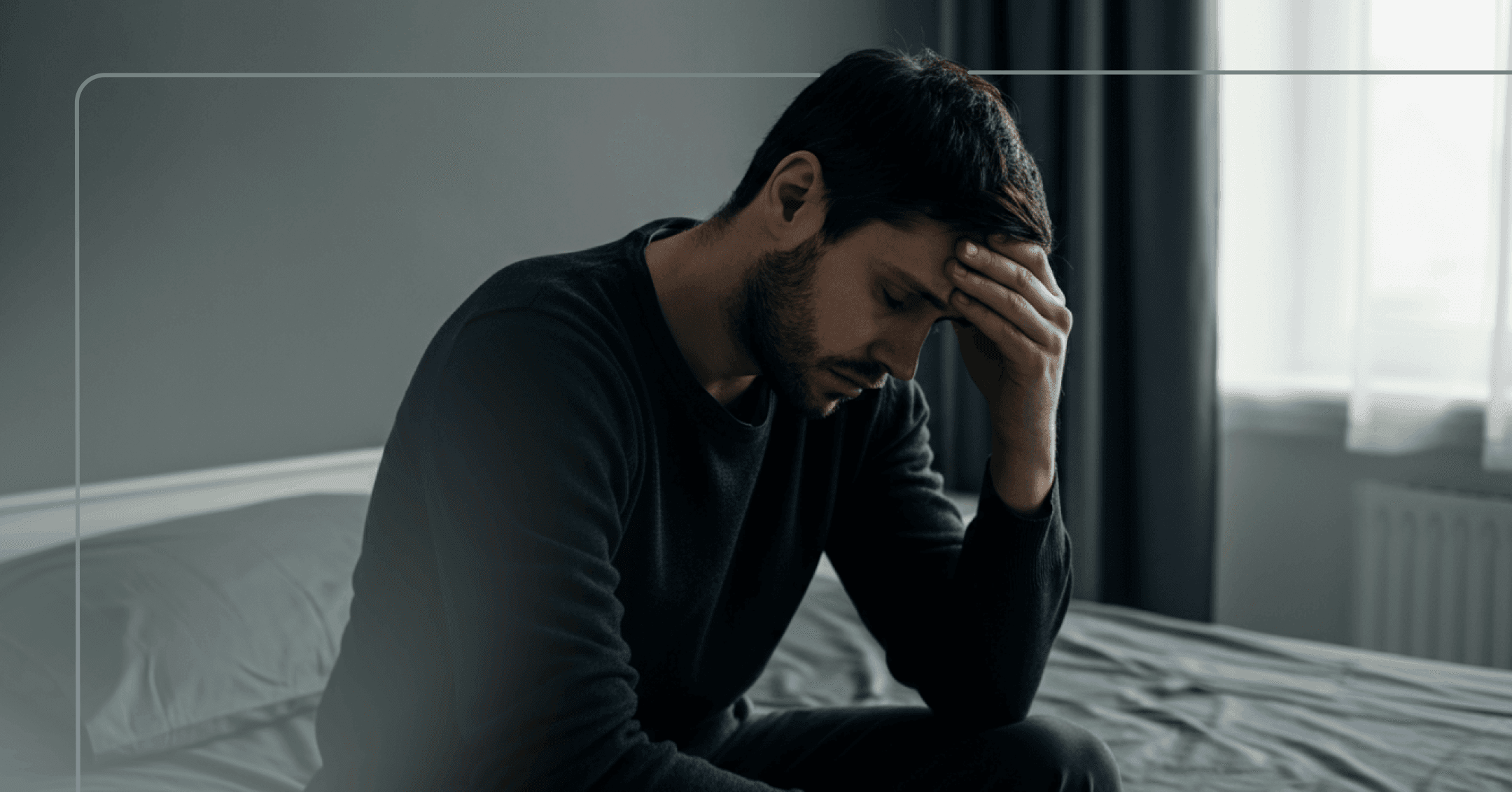 man with bipolar disorder having trouble with emotional regulation