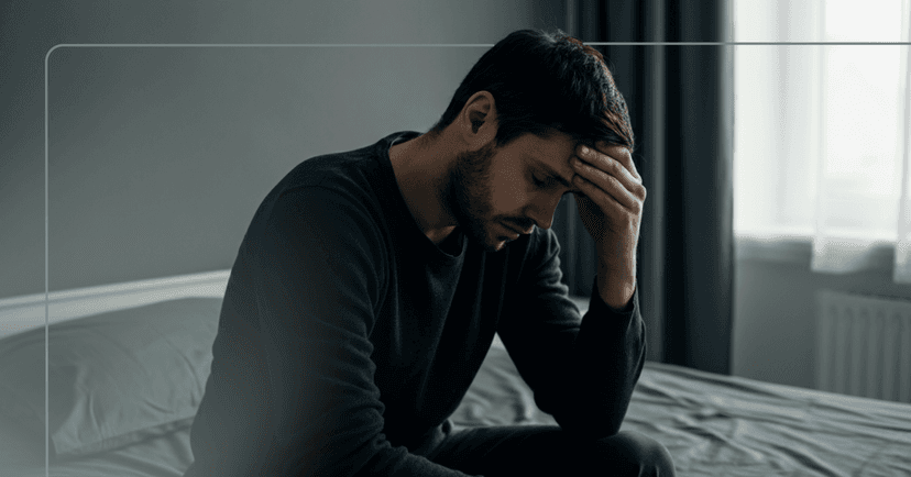 man with bipolar disorder having trouble with emotional regulation