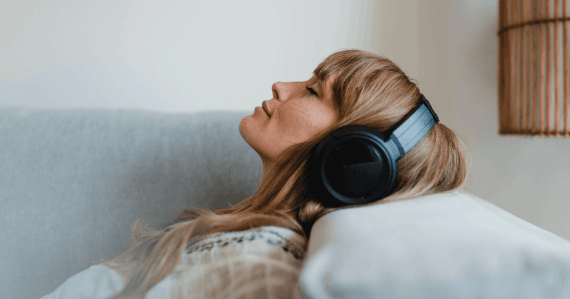 woman taking the time to pause for a mindful moment