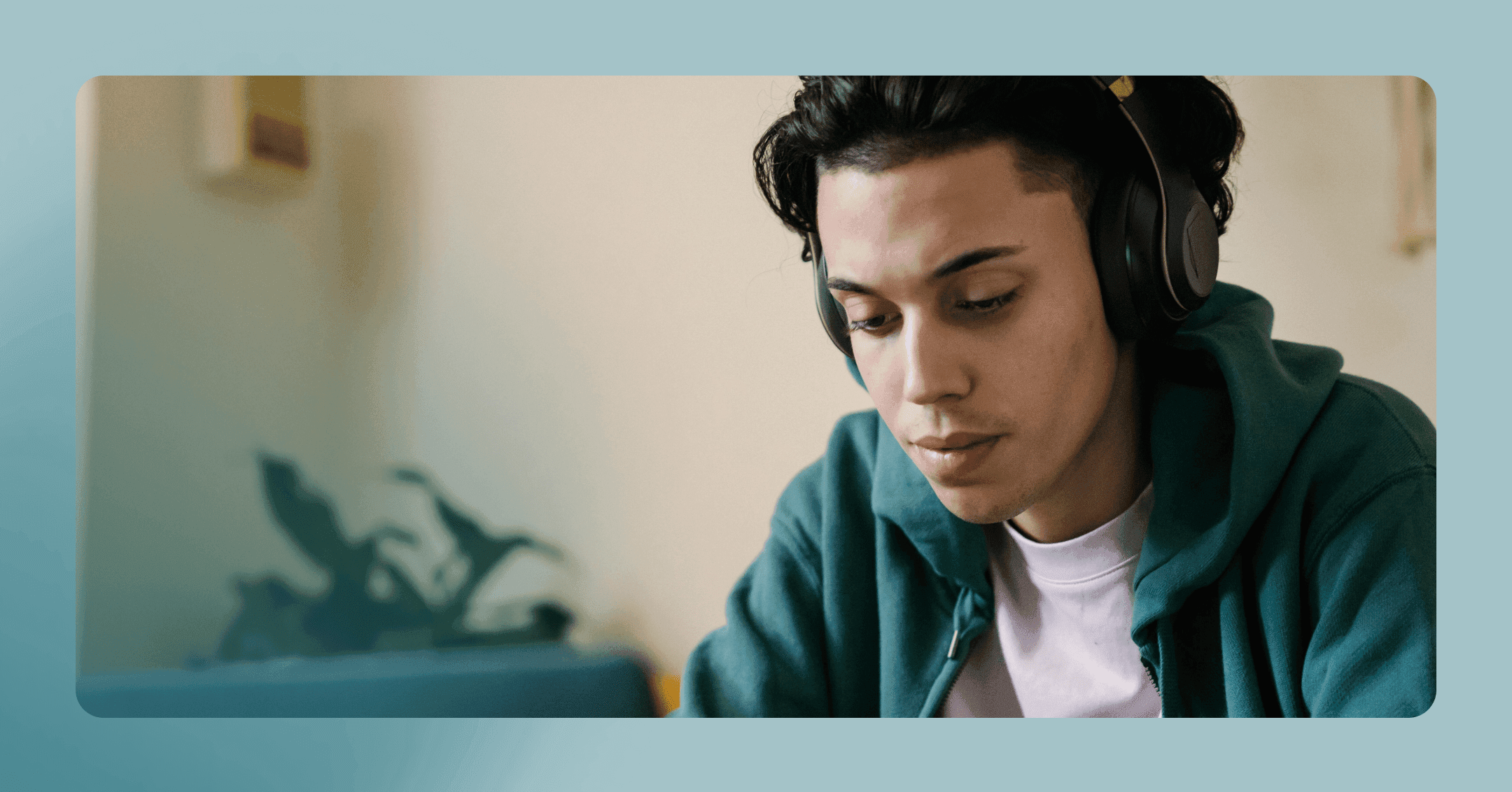 young man with burnout feeling emotionally unsupported