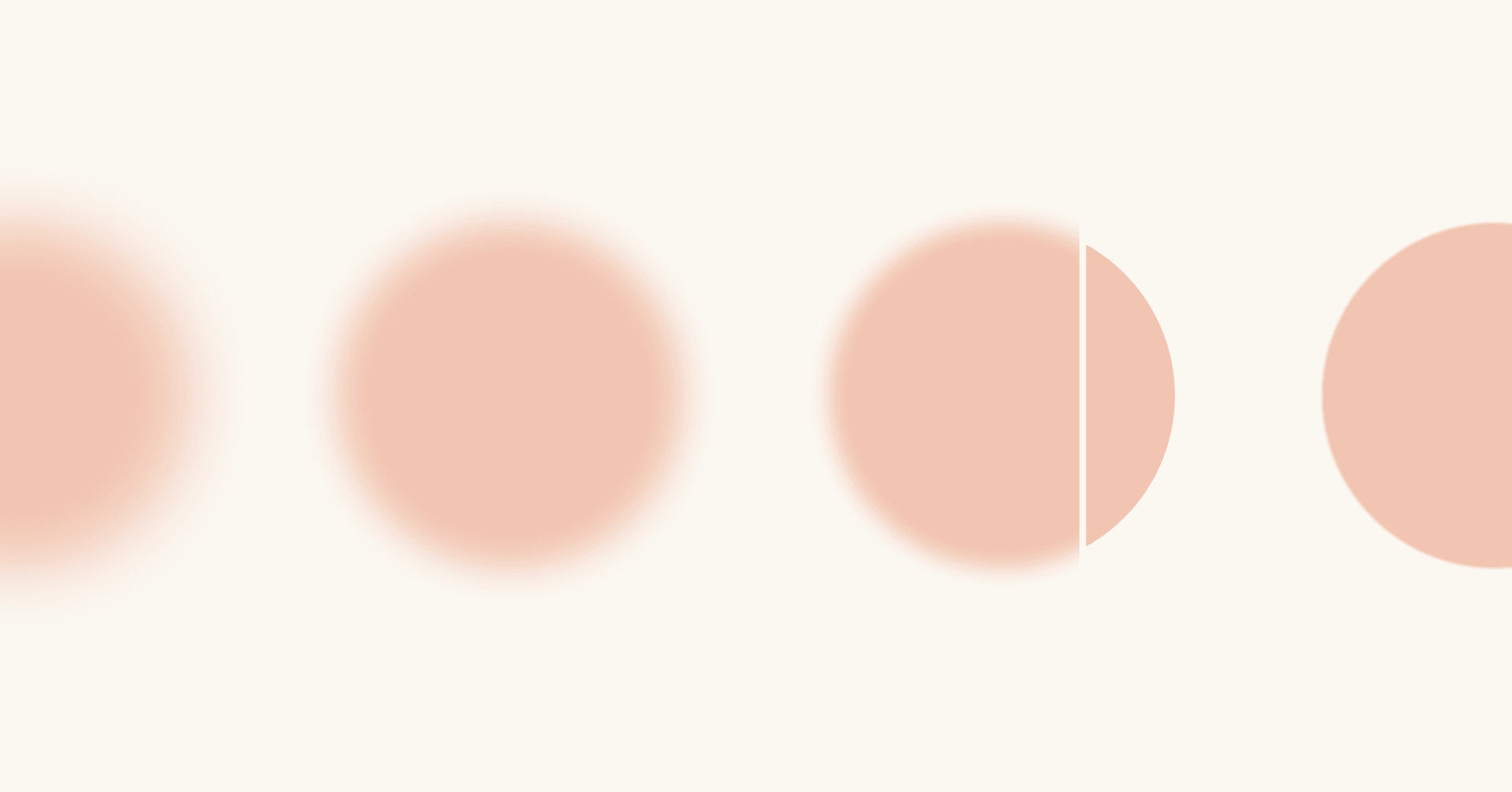 line of blurred and clear orange circles illustrating how to navigate a monogamish relationship together