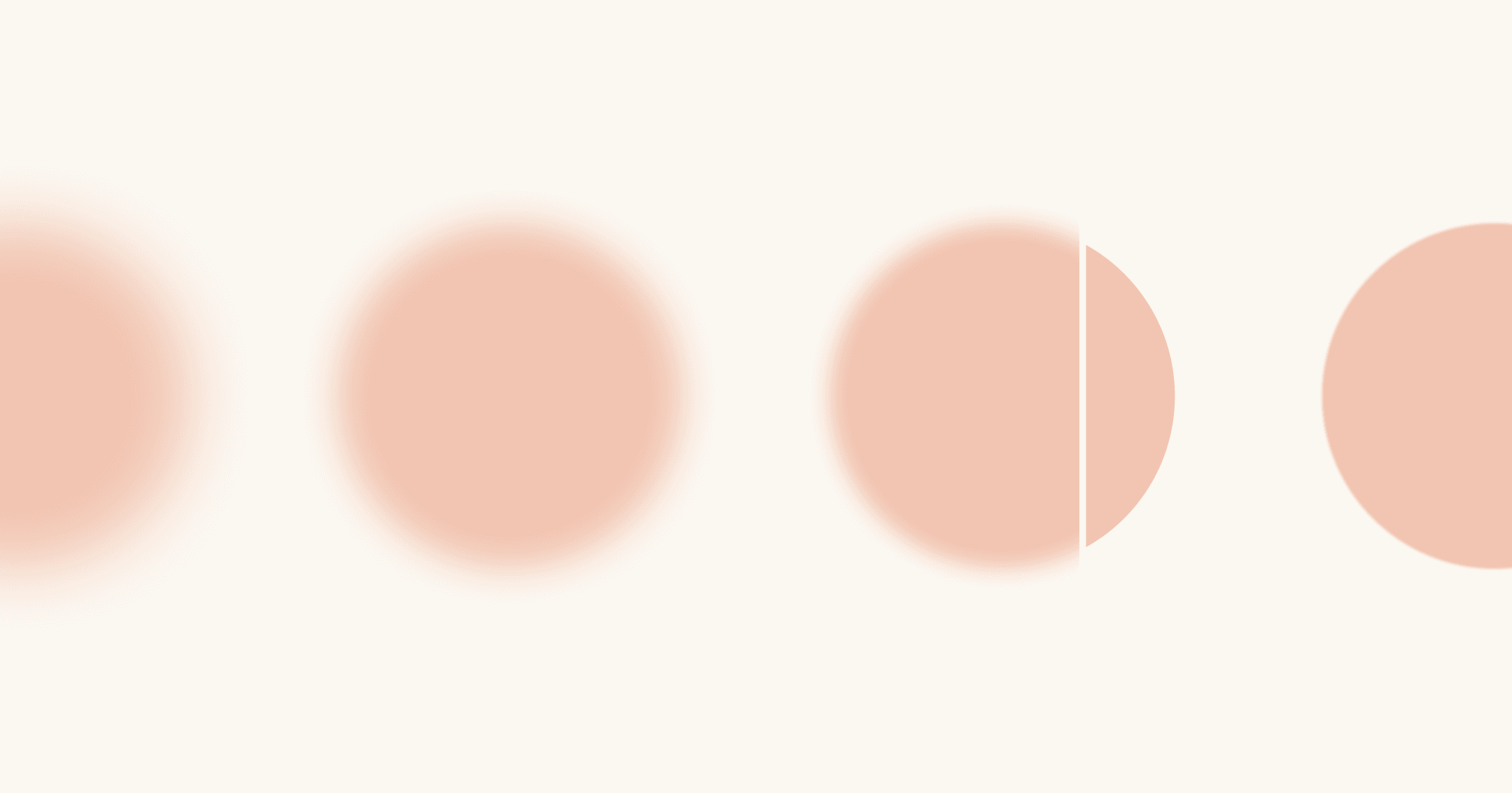 line of blurred and clear orange circles illustrating how to navigate a monogamish relationship together