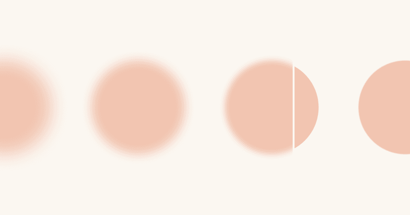 line of blurred and clear orange circles illustrating how to navigate a monogamish relationship together