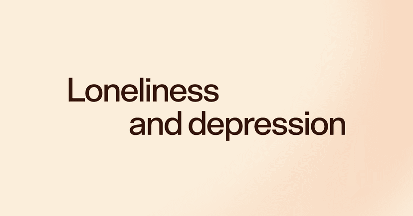 Loneliness and depression
