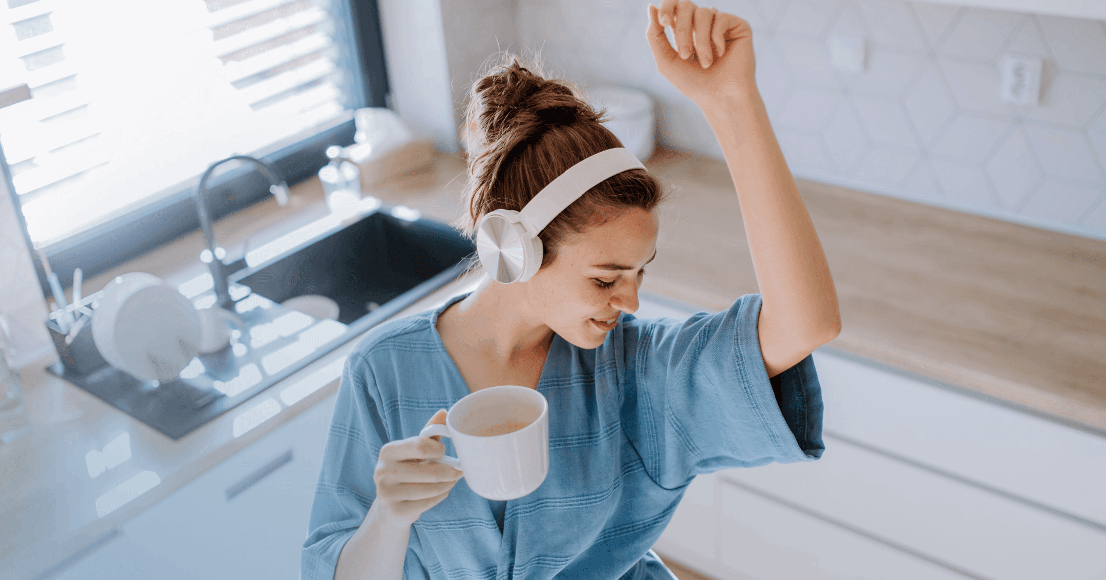 woman giving herself permission and feeling whole