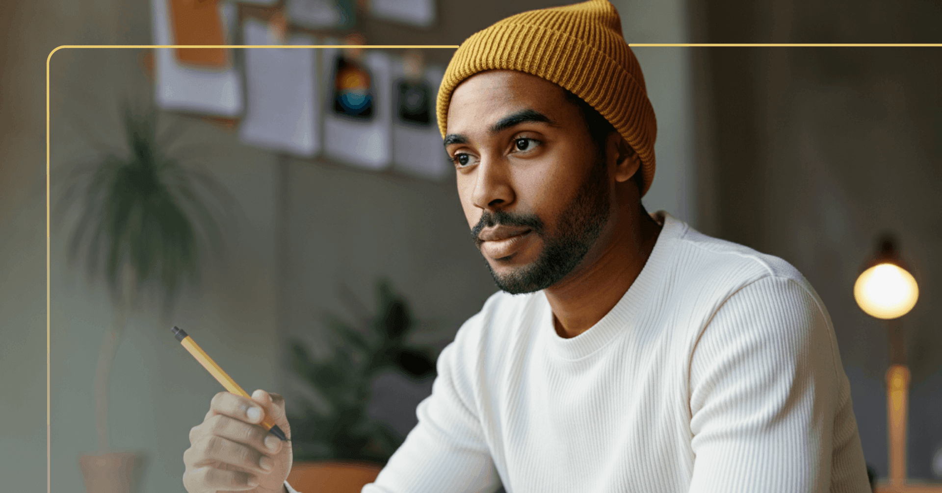 man tracking his symptoms to discuss them with his provider