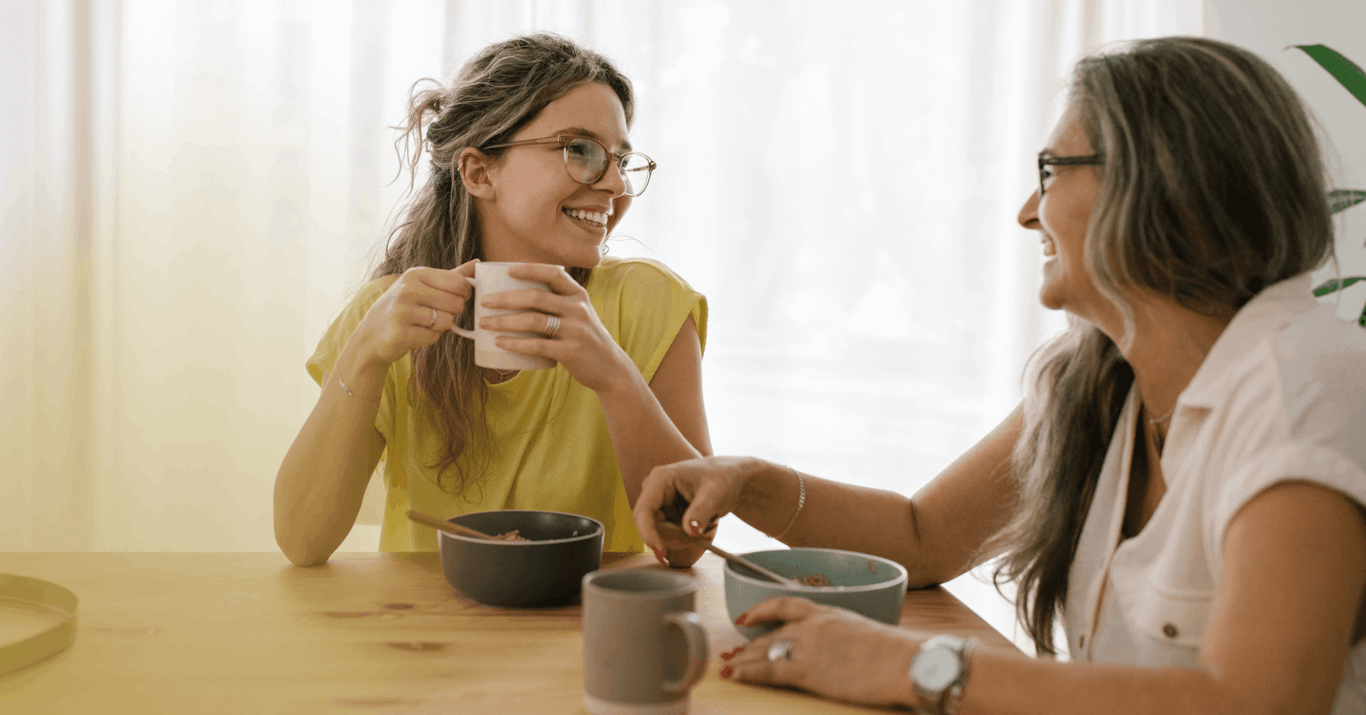woman copying others to blend in