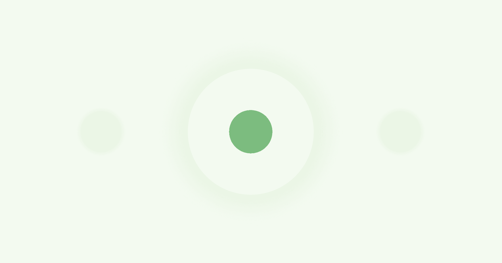 mostly blurred green circles with sharply focused portion as conceptual representation of how a psychiatrist can help with dementia