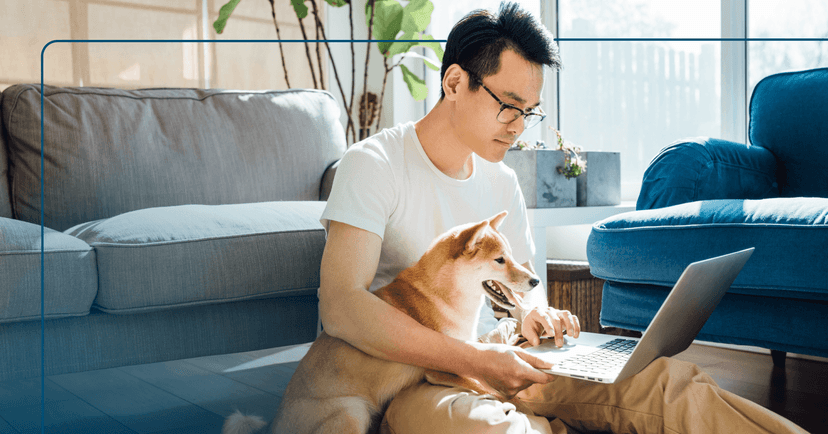 man searching treatment options for co-occurring anxiety and substance use disorder