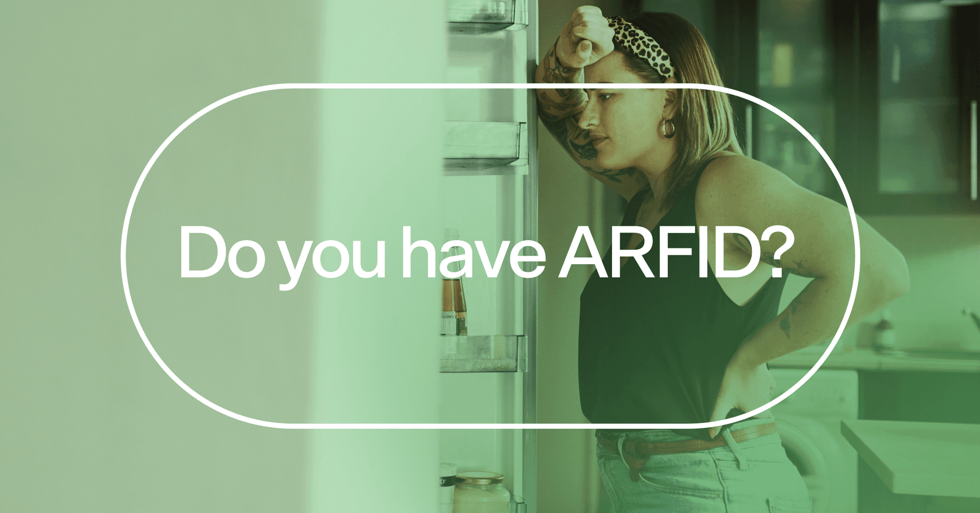 woman deciding what to eat with text 'Do you have ARFID?'