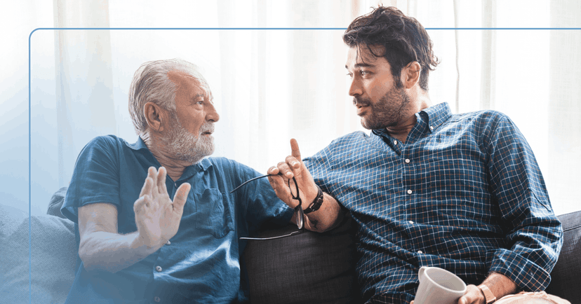 man accepting when parent refuses to change