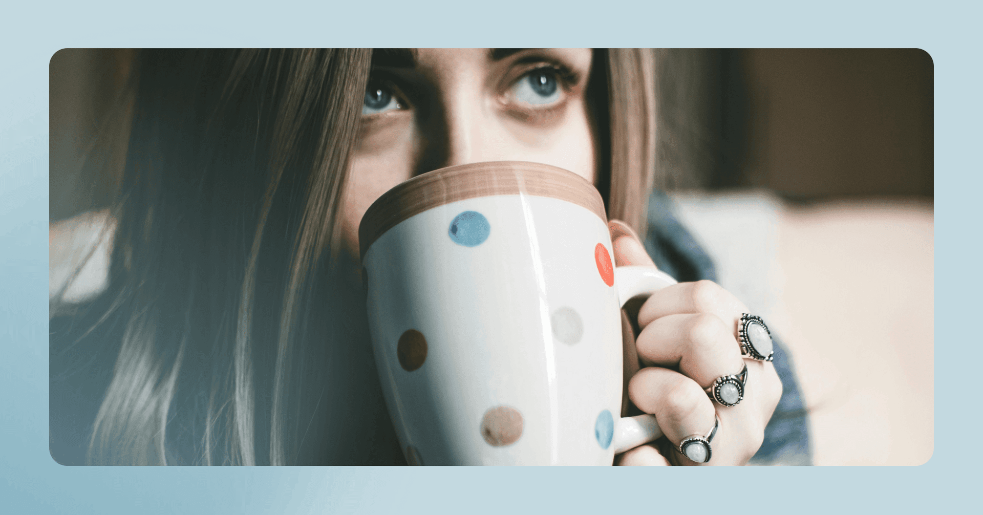 woman trying to notice her other feelings