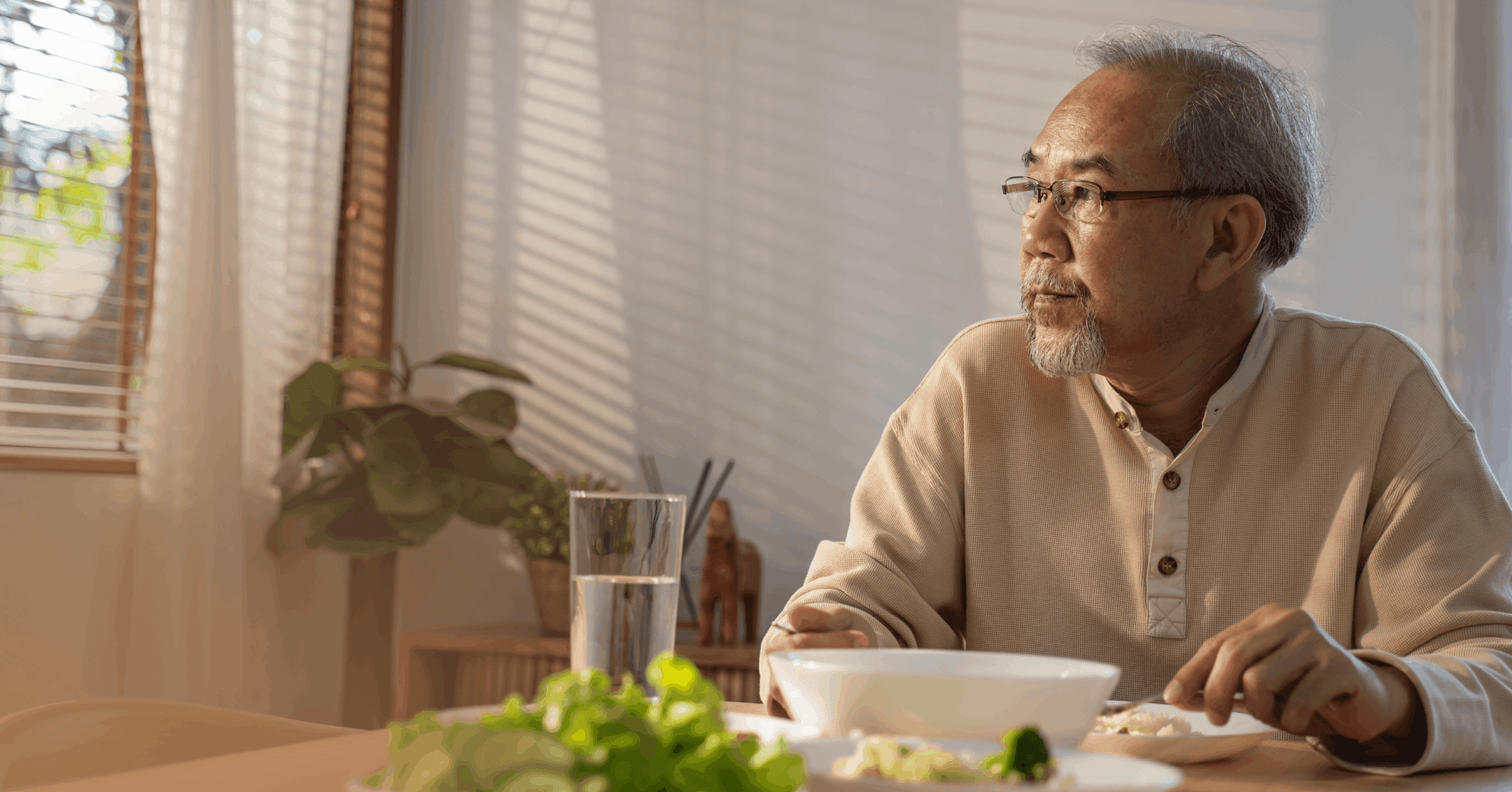 man with an autoimmune disease experiencing social isolation