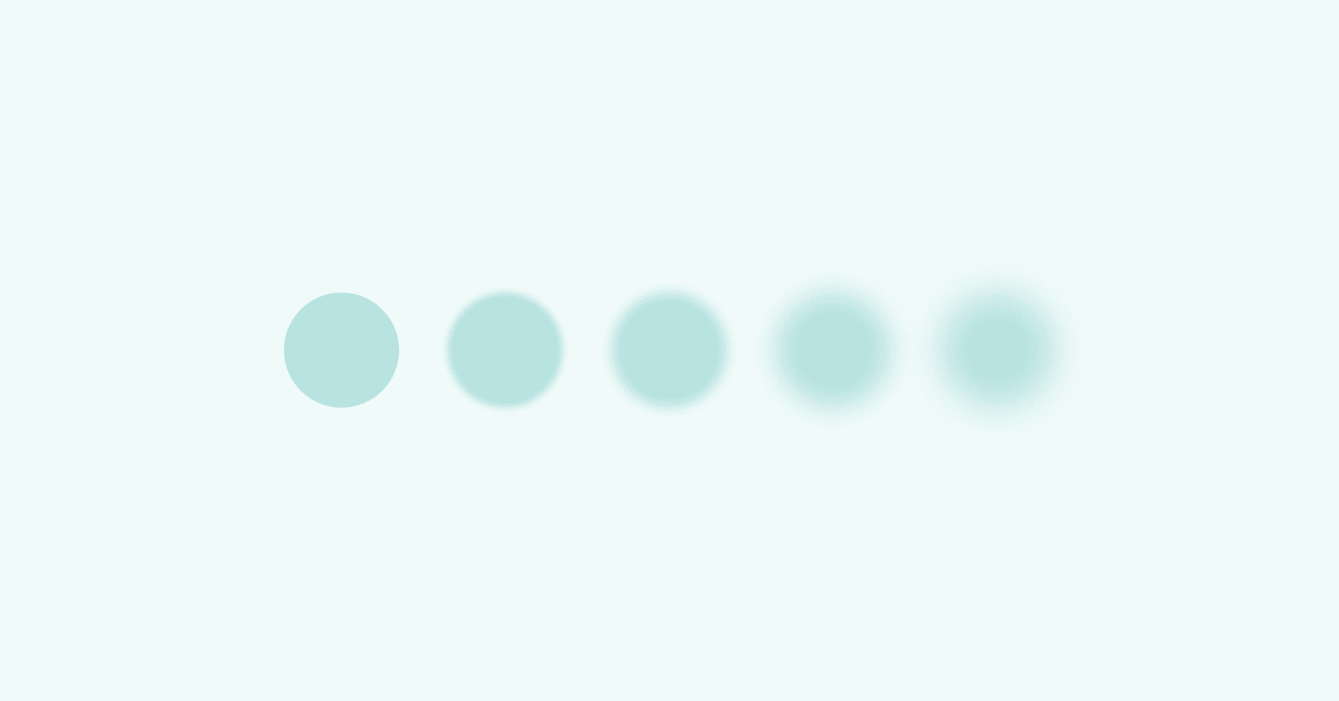 row of blurred and clear blue circles illustrating how loneliness and isolation can worsen PTSD symptoms