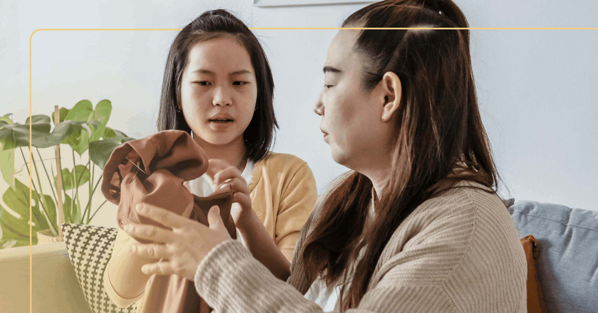 young girl with autism experiencing sensory sensitivities