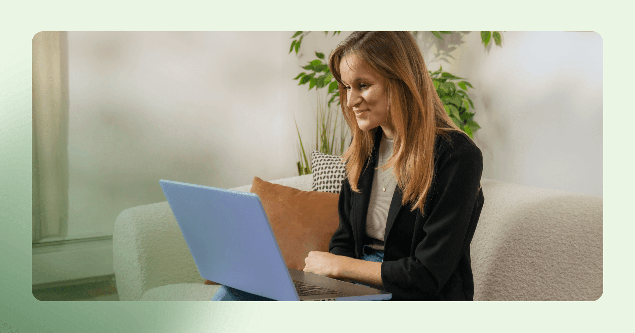 woman with clear boundaries at work