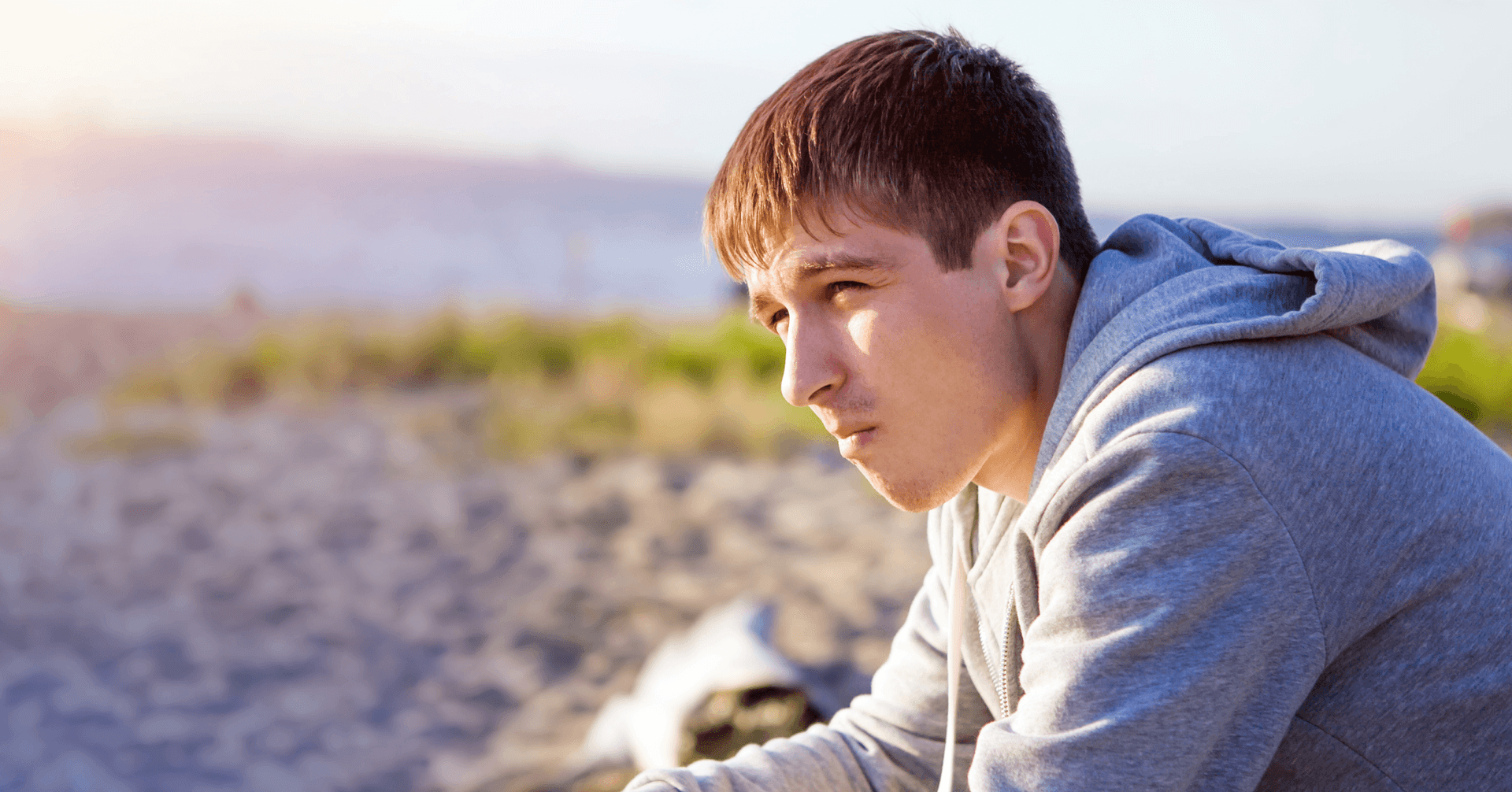 man reflecting on his emotional habits