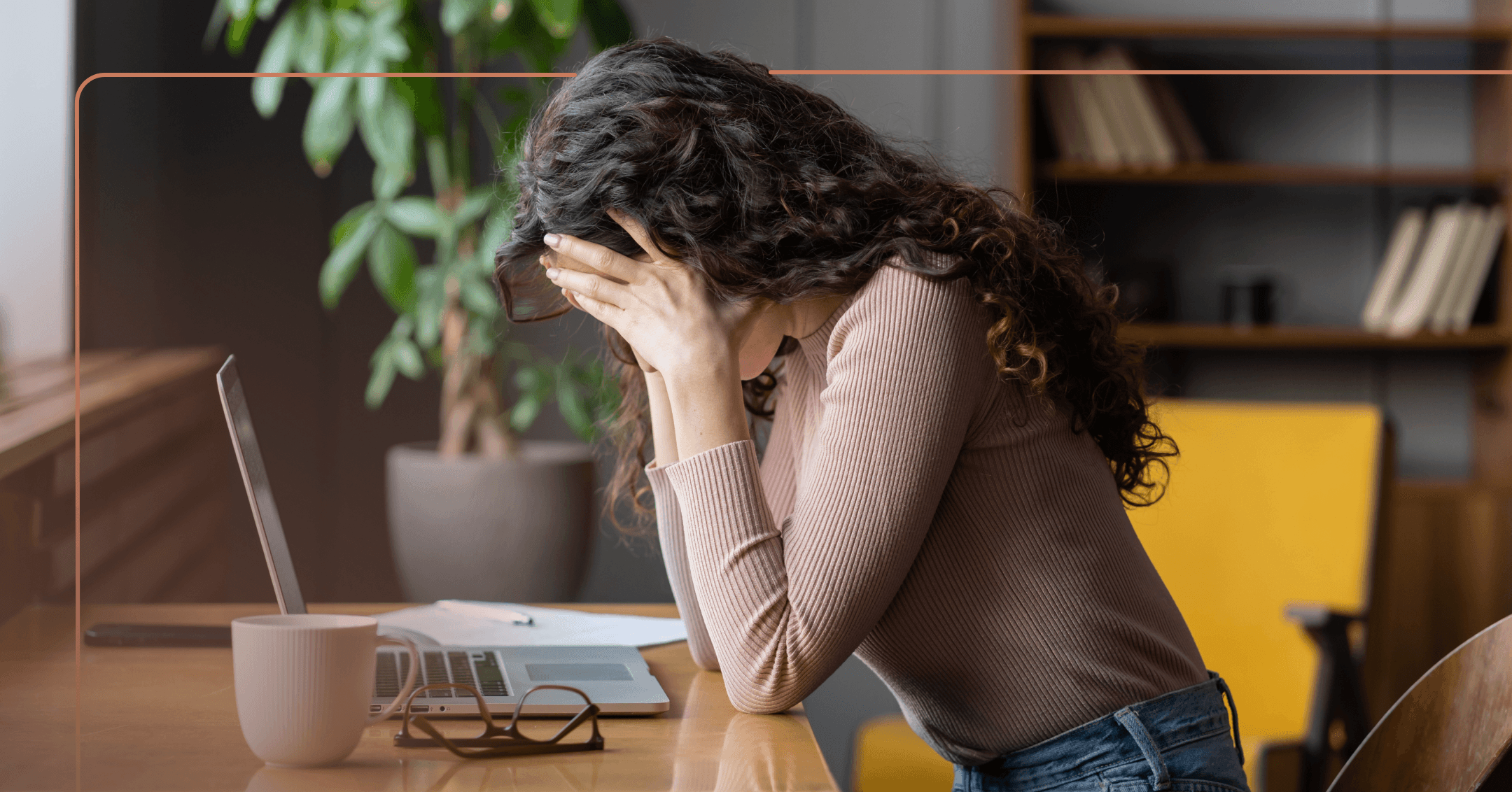woman having trouble completing tasks on time
