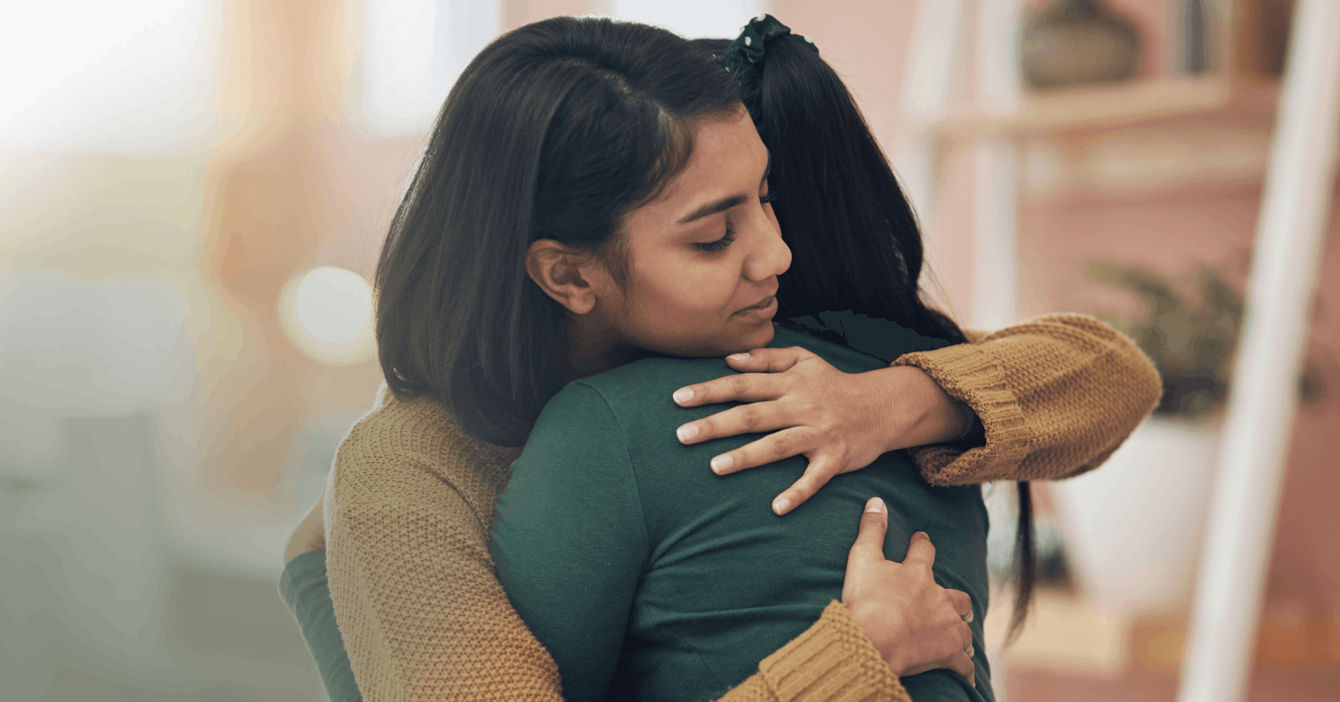 woman allowing her loved one to mourn