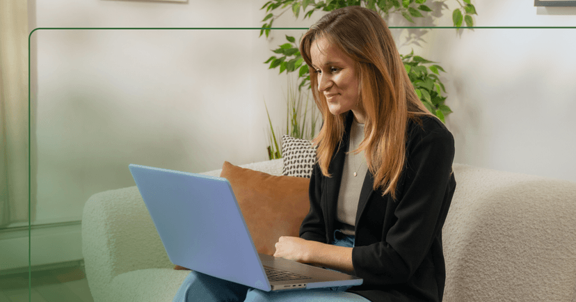 woman engaging in individual therapy via a telehealth platform
