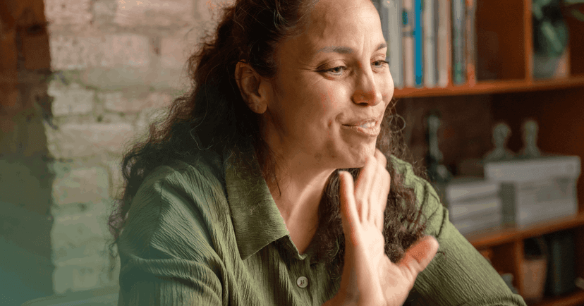 woman attending weekly therapy session for depression