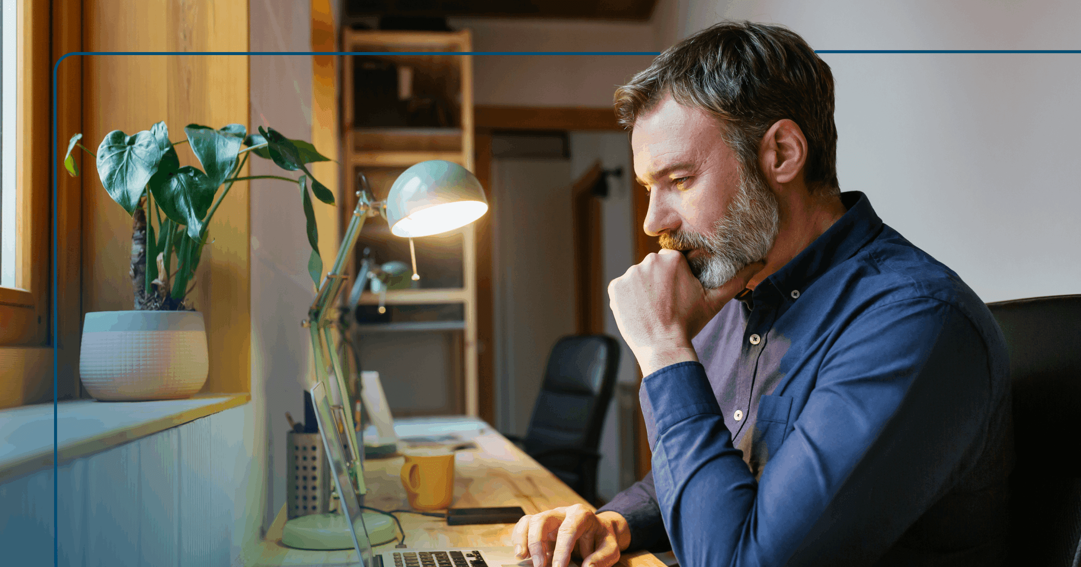 man applying for unemployment benefits after getting fired
