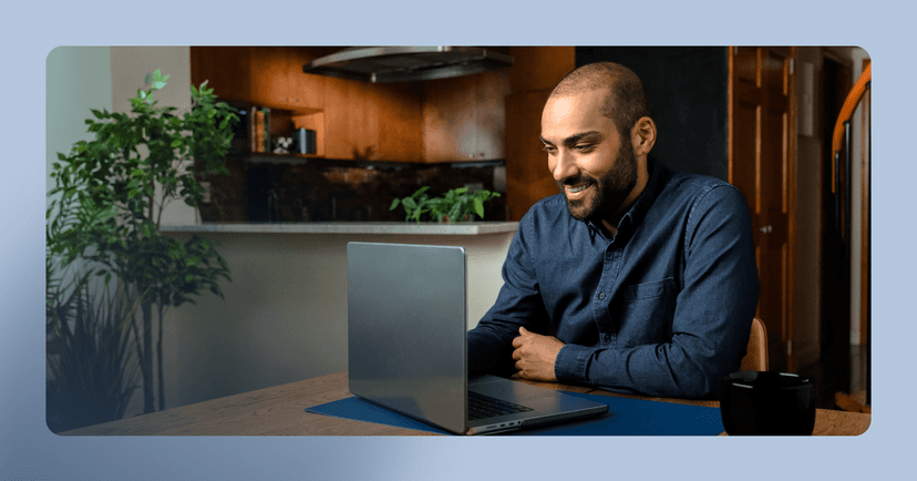 man using telehealth to maximize his insurance