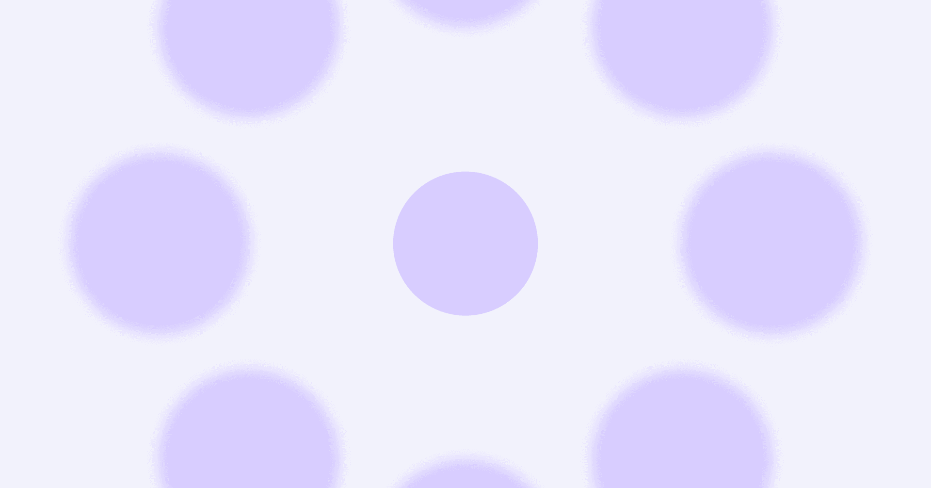group of blurred and clear purple circles illustrating how there's flexibility in PCT