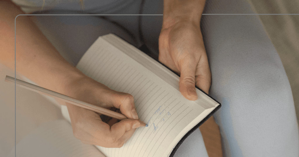woman setting realistic mental health goals