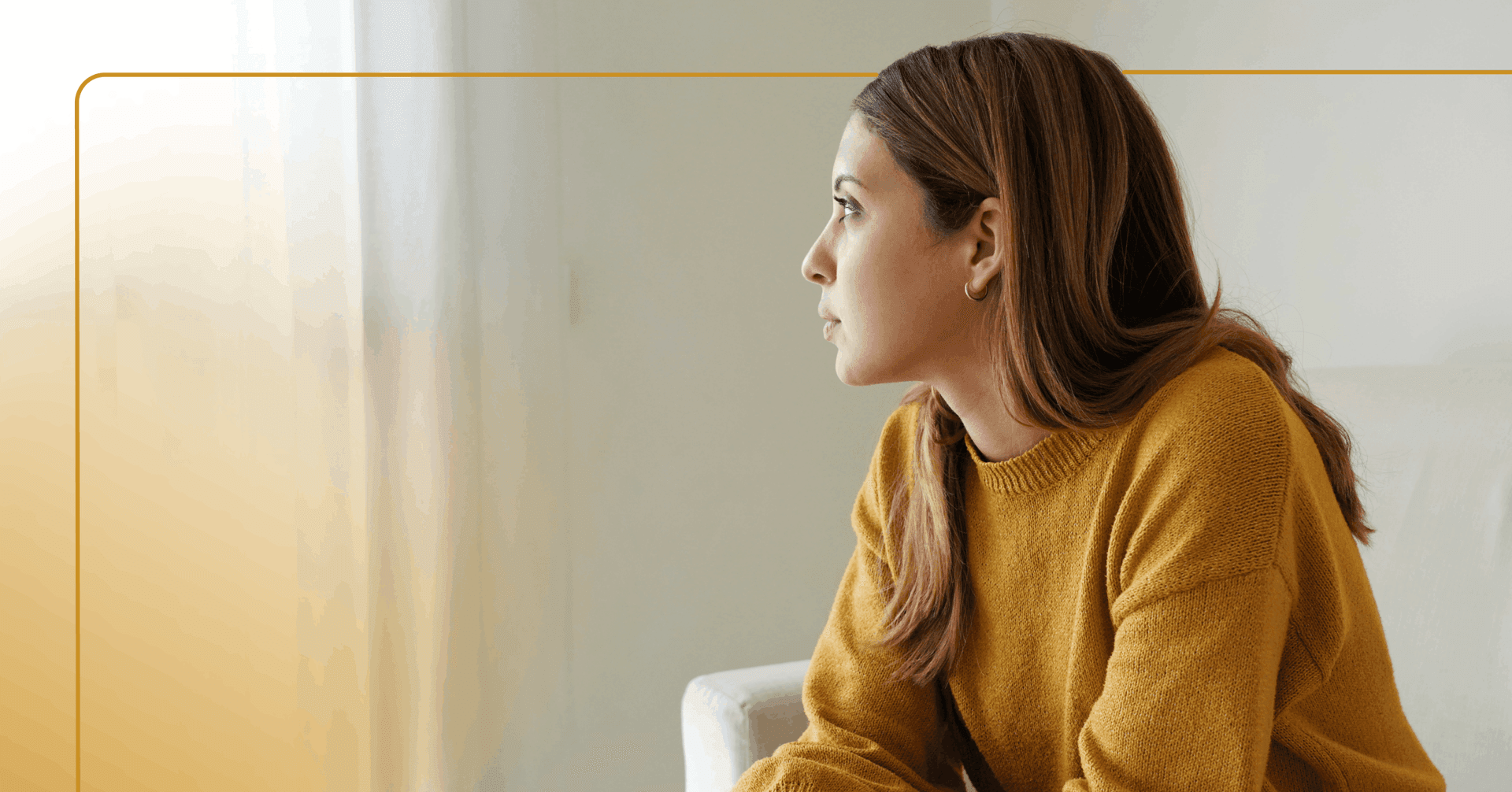 woman getting over a situationship by focusing inward