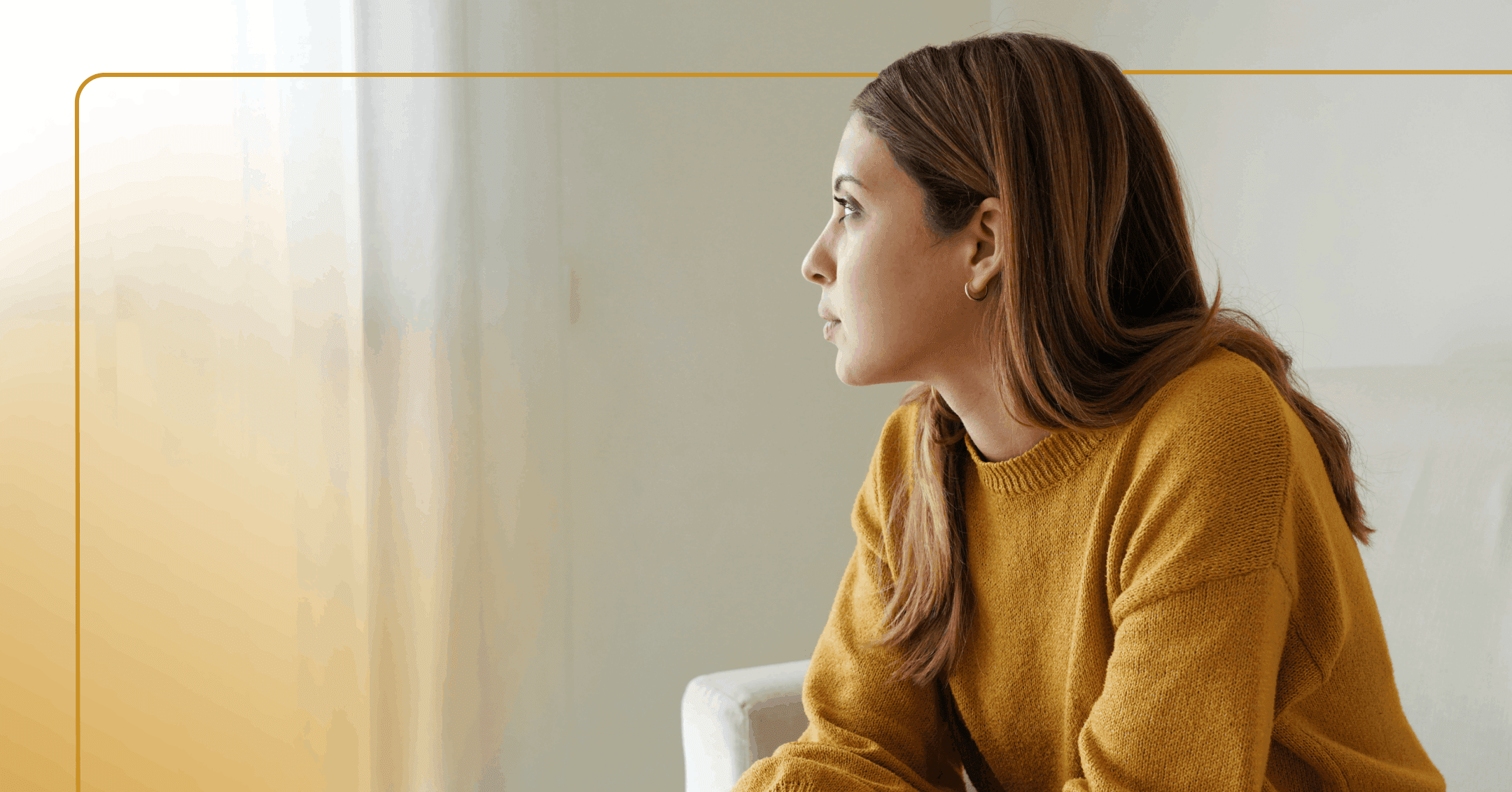 woman getting over a situationship by focusing inward