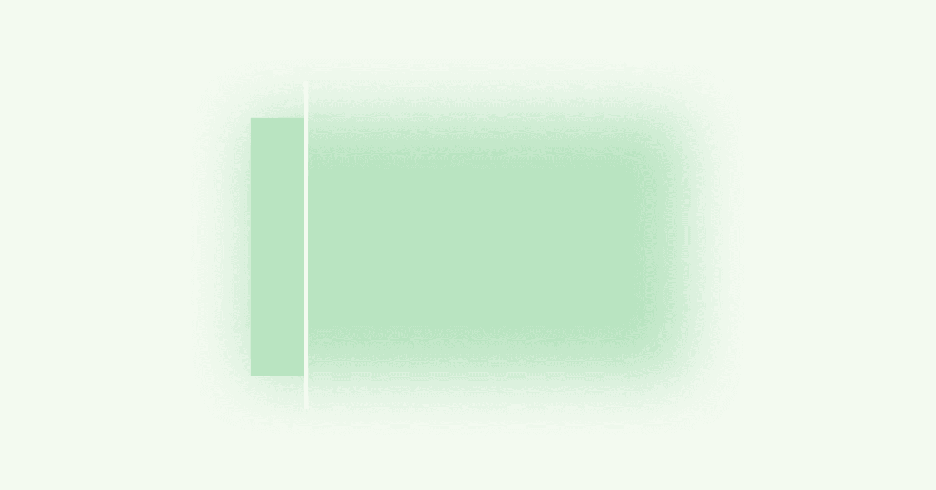 mostly blurred green rectangle with sharply focused portion as a conceptual representation of feeling distress with gender dysphoria