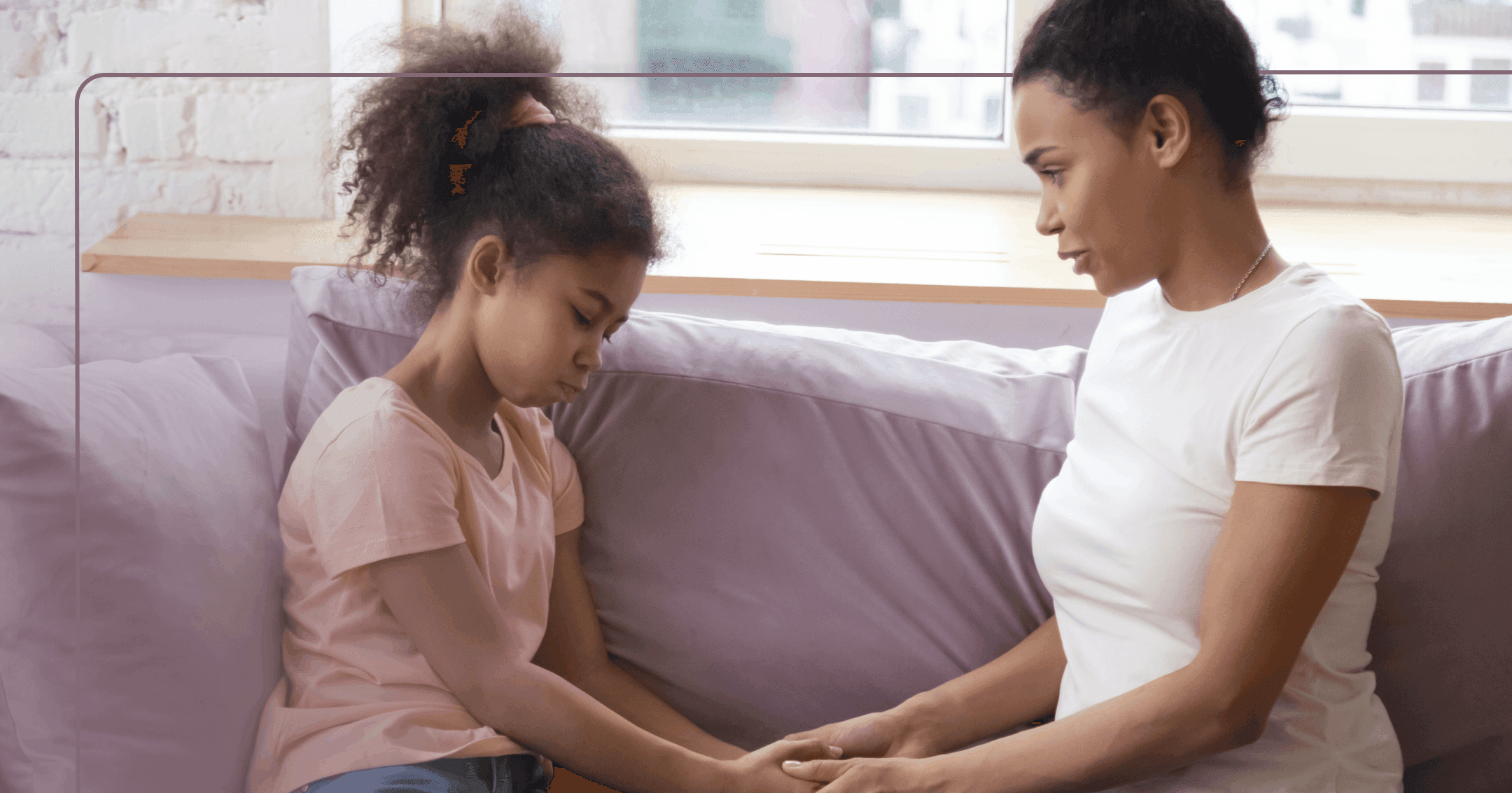 mother validating her daughter's emotions after an autistic meltdown