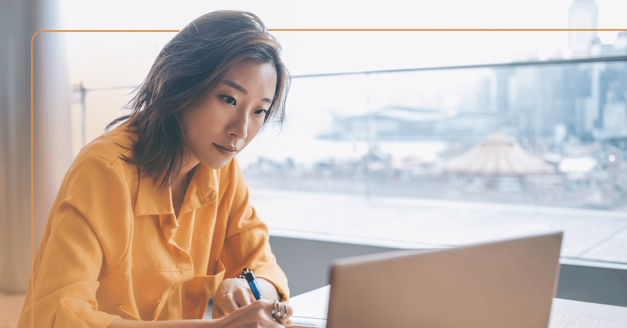 woman keeping a record of dealing with passive-aggressive emails at work