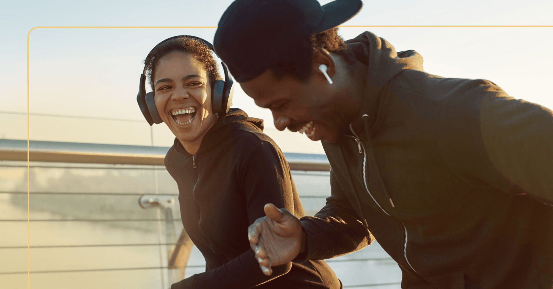 two friends with social anxiety going for a run together