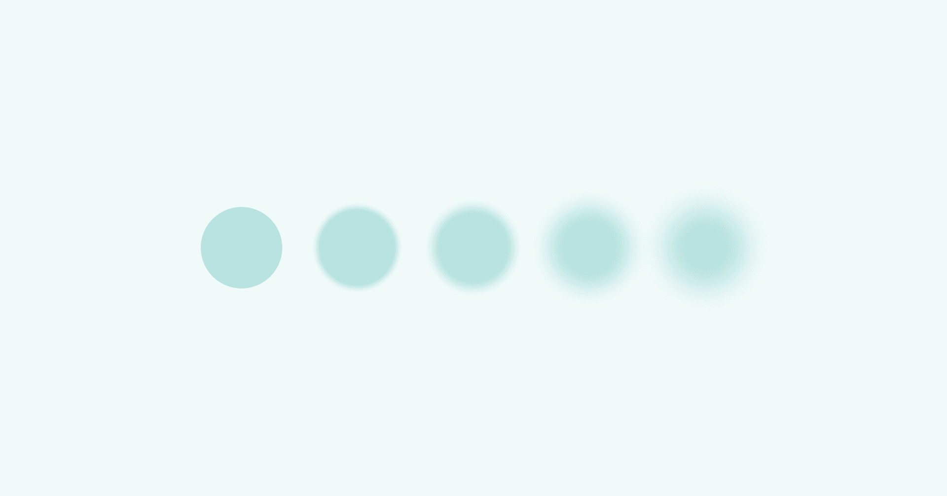 line of blurred and clear blue circles illustrating how self care while experiencing seasonal affective disorder can reduce overwhelm and enhance clarity