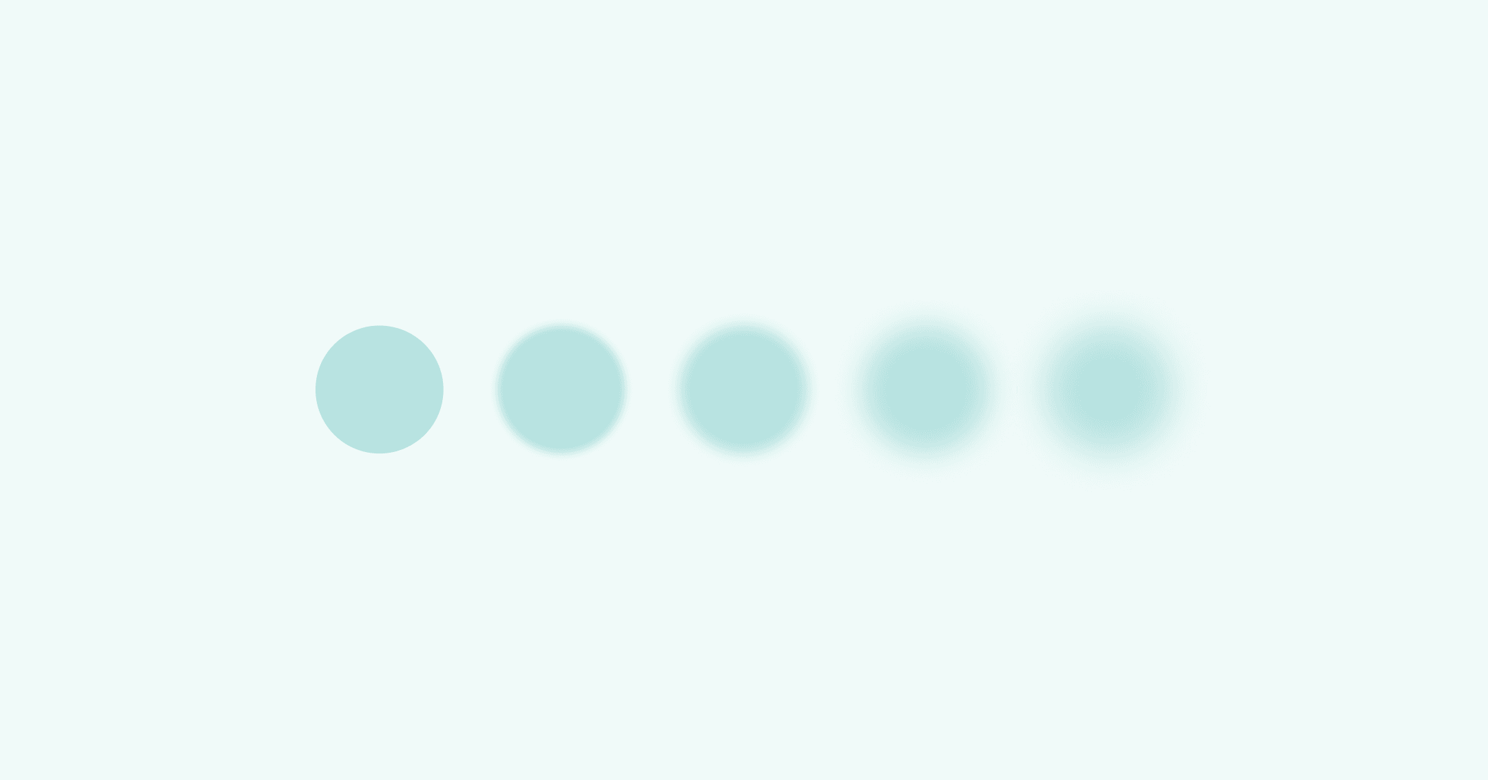 line of blurred and clear blue circles illustrating how self care while experiencing seasonal affective disorder can reduce overwhelm and enhance clarity