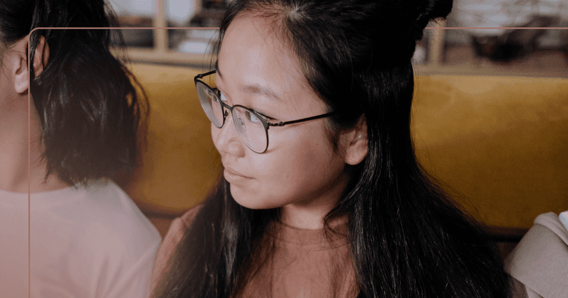 teen girl spending time with cousins for family game night