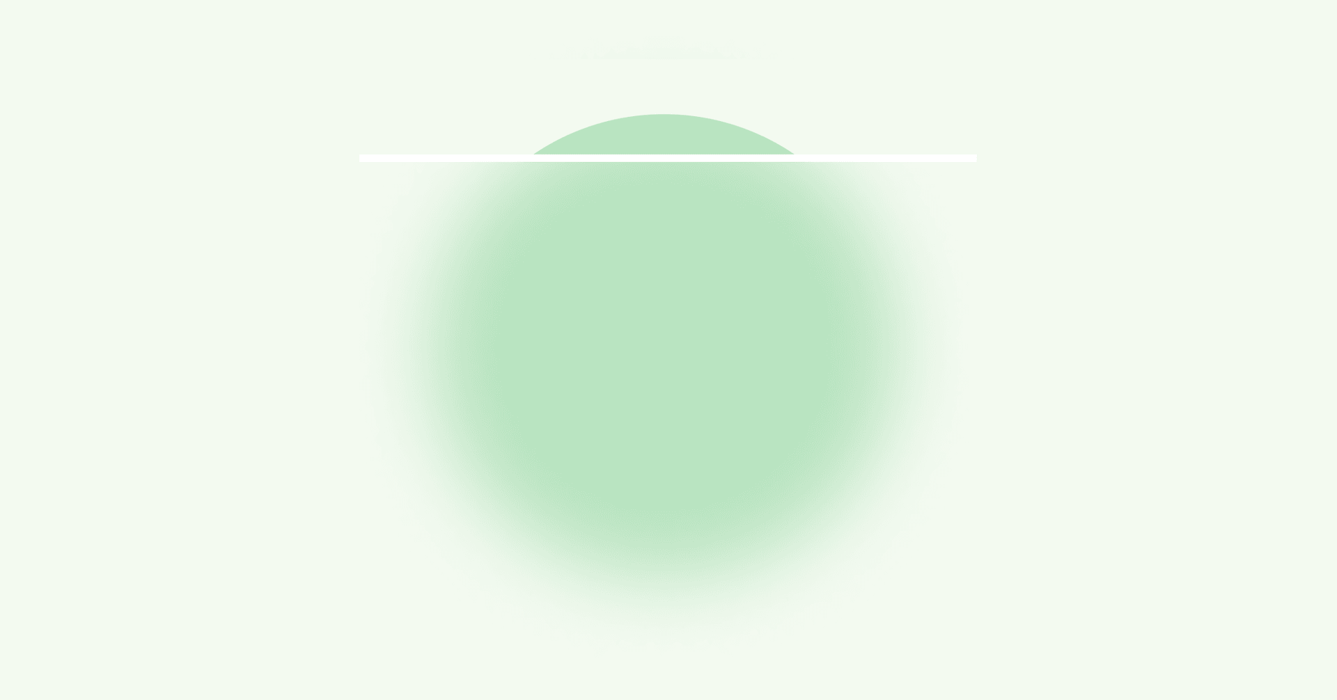 mostly blurred green circle with sharply focused portion as a conceptual representation of escaping quickly from feeling overwhelmed