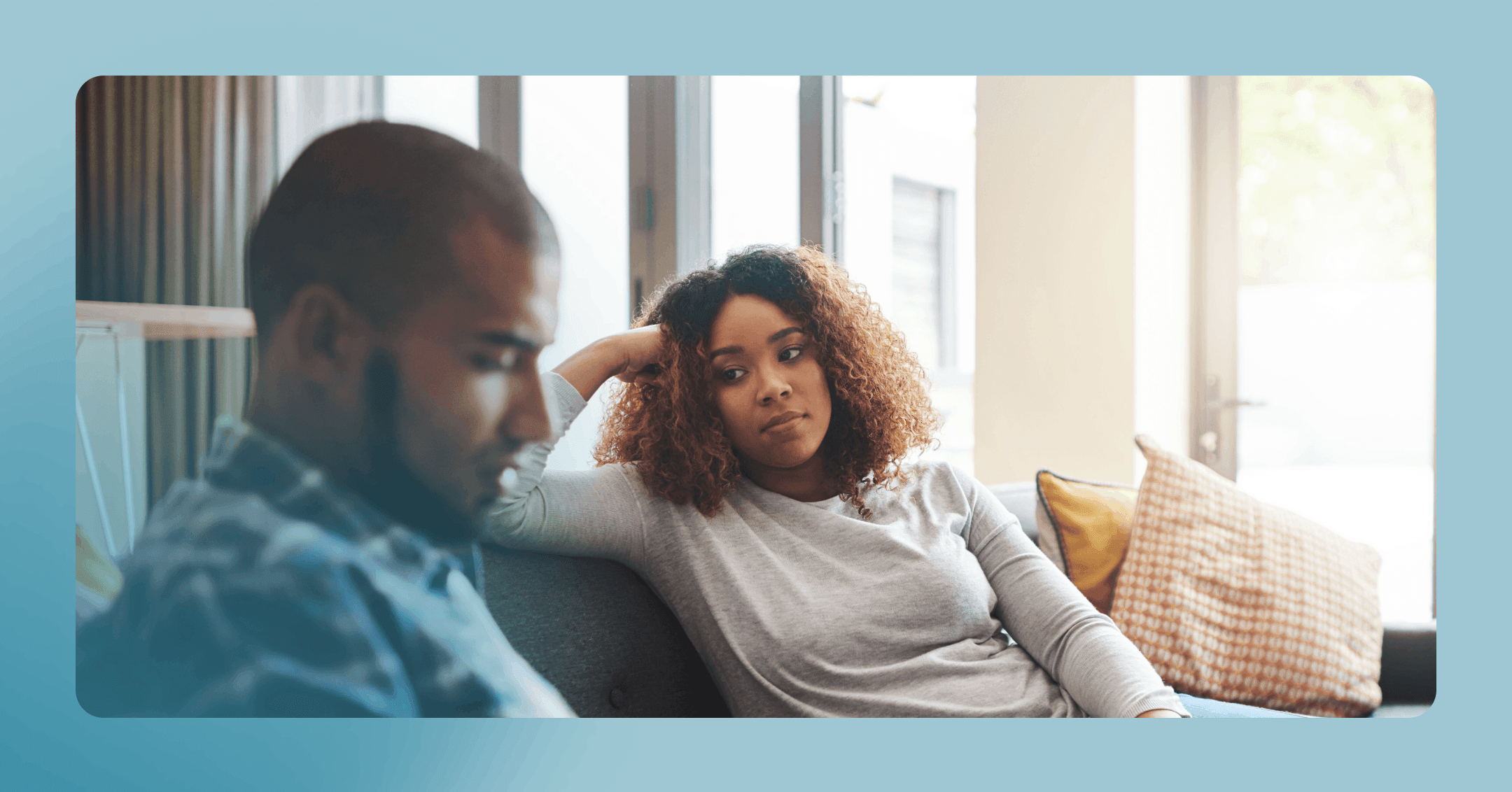 a couple experiencing one-sided communication