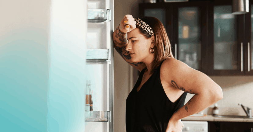 woman with disordered eating trying to cope with the pain of isolation