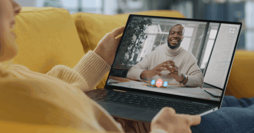 woman building a trusting relationship with her provider using telepsychiatry