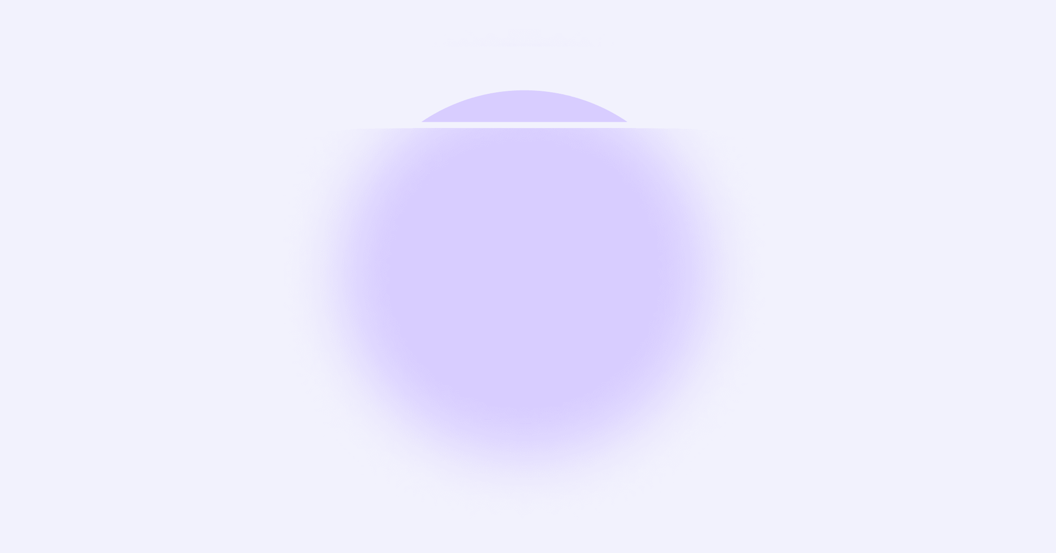 mostly blurred purple circle with sharply focused portion as a conceptual representation of signs of strong mental health